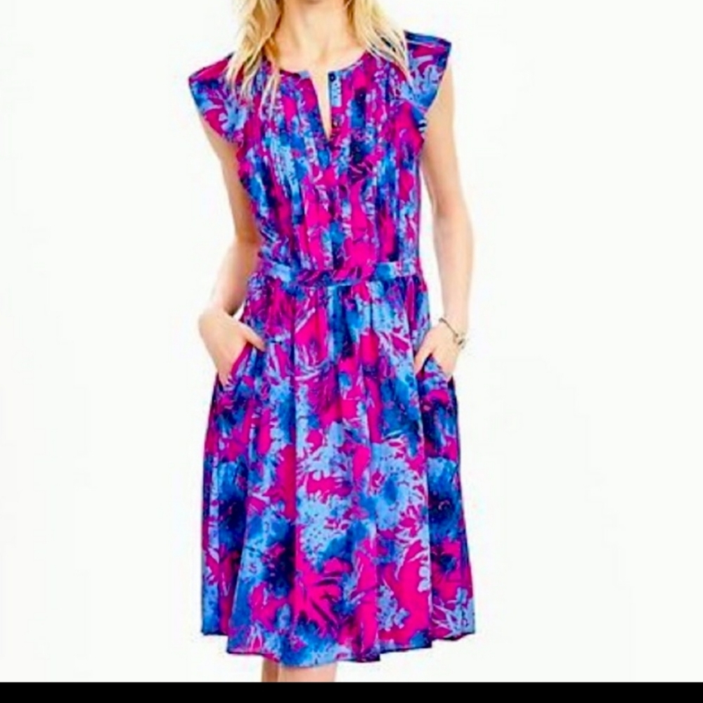 Colorful Banana Republic Full Skirted Dress size 8